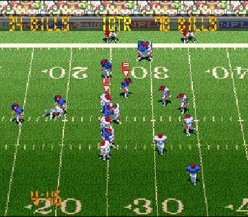 Tecmo Super Bowl III - Final Edition (USA) screen shot game playing